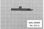 DIAL SINKER No. 121 LL 0.24mm