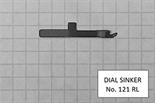 DIAL SINKER No. 121 RL 0.24mm