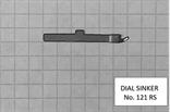 DIAL SINKER No. 121 RS 0.24mm