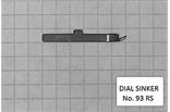 DIAL SINKER No. 93 RS 0.24mm